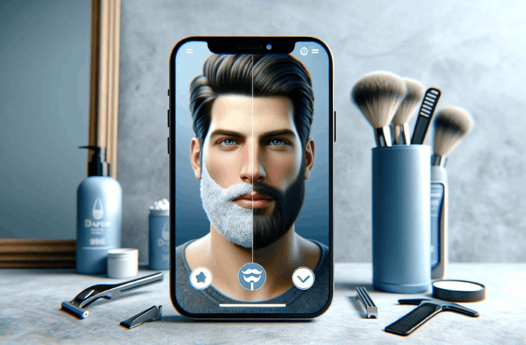 Aplicación que Simula una Barba Bien Afeitada