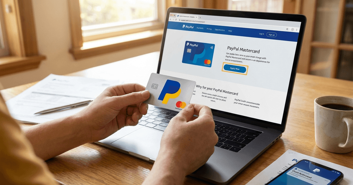 Descubre cómo solicitar una tarjeta Mastercard de PayPal en línea